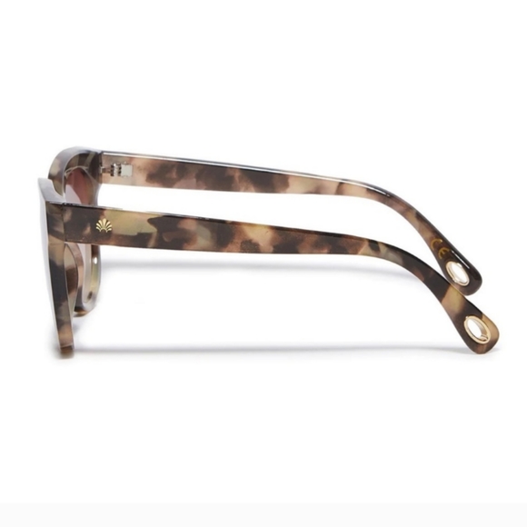 Lele Sadoughi Tortoise Brooklyn Sunglasses - Picture 2 of 4